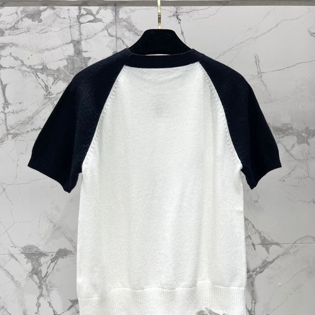 CHANEL 26S SHORT-SLEEVE KNIT TOP 957
