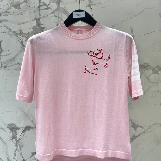 THOM 26S SHORT SLEEVE KNIT TOP STYLE 274