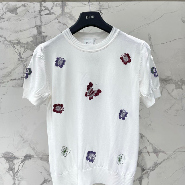 DIOR 26S SHORT-SLEEVED SWEATER 1259