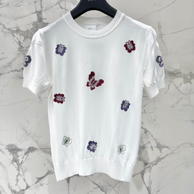 DIOR 26S SHORT-SLEEVED SWEATER 1259