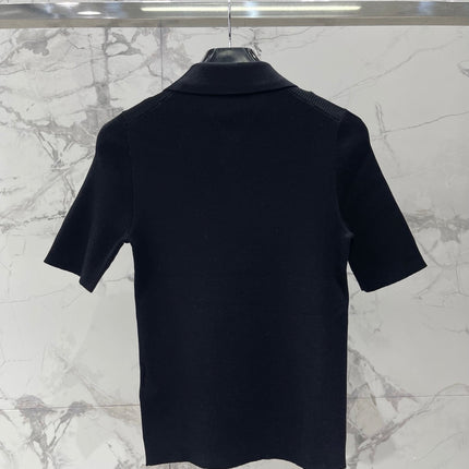 CELINE 26S SHORT SLEEVE KNIT SHIRT 304