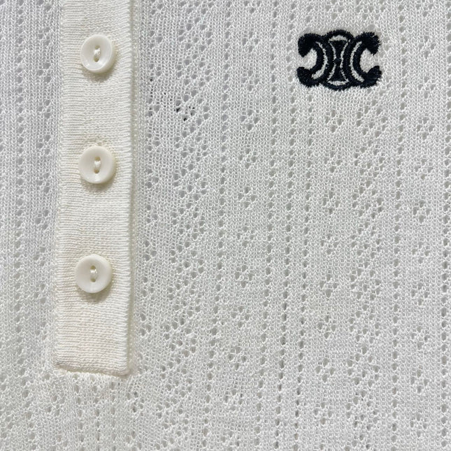 CELINE 26S KNIT POLO TANK TOP 298