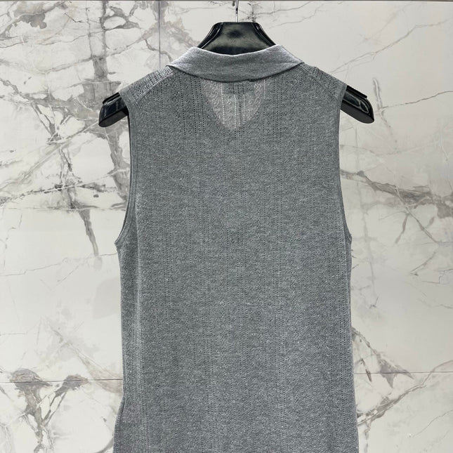 CELINE 26S KNIT POLO TANK TOP 297