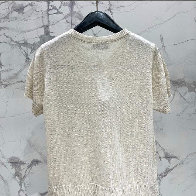 THOM 26S SHORT SLEEVE KNIT TOP STYLE 248