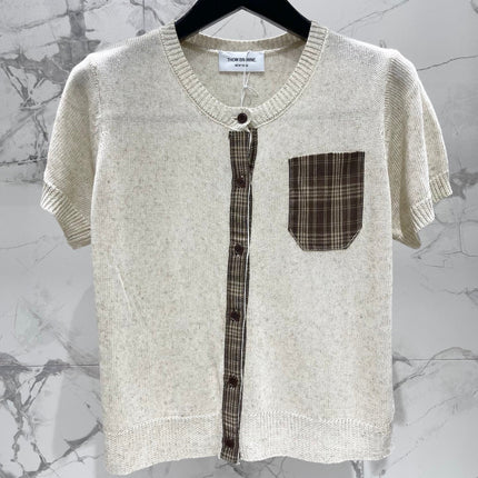 THOM 26S SHORT SLEEVE KNIT TOP STYLE 248