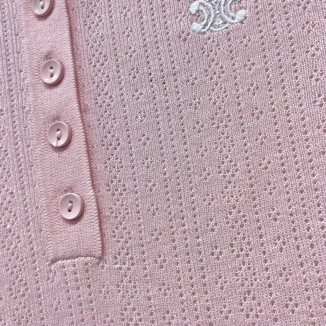 CELINE 26S KNIT POLO SHIRT 428