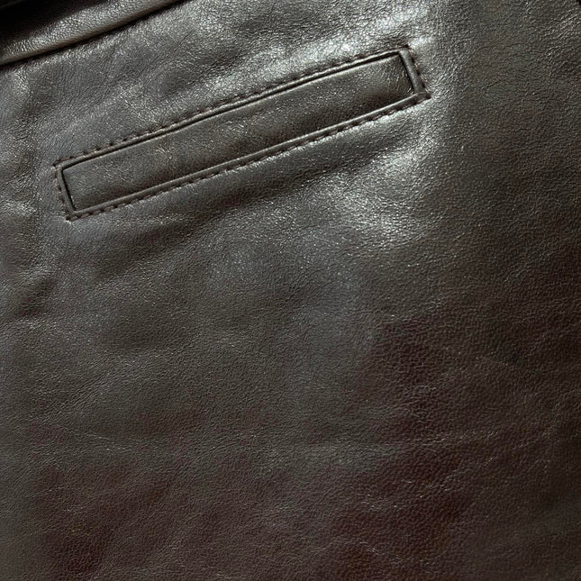 CELINE 26S LEATHER SHORTS 423