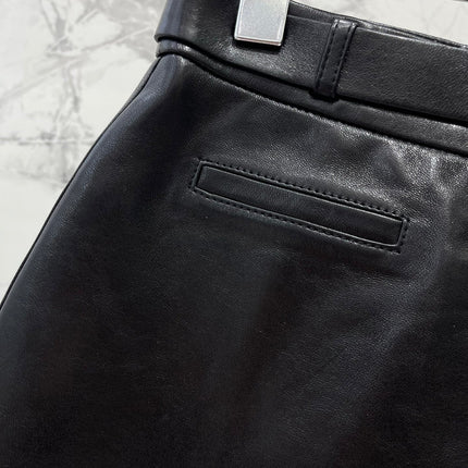 CELINE 26S LEATHER SHORTS 422