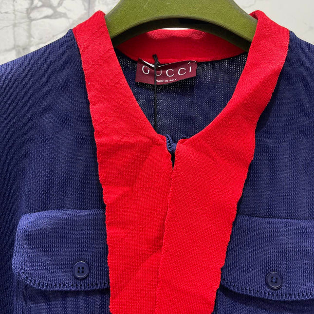 GUCCI 26S SHORT-SLEEVE KNIT CARDIGAN 395