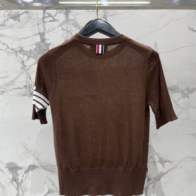 THOM 26S SHORT-SLEEVE KNIT TOP STYLE 224