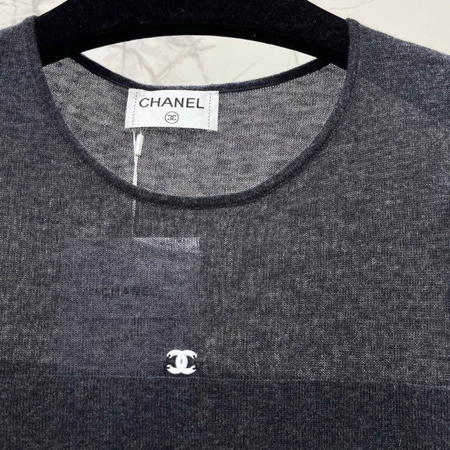 CHANEL 26S SHORT-SLEEVE KNIT TOP 1319