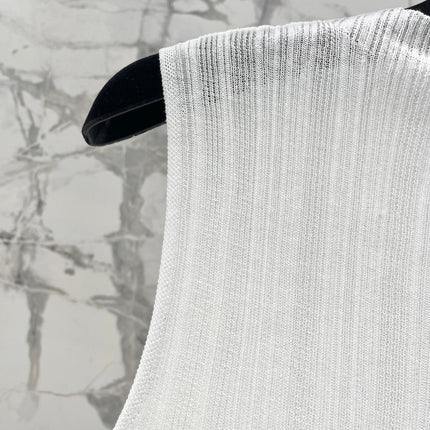CHANEL 26S SLEEVELESS KNIT TOP 1318