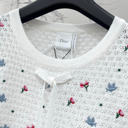 DIOR 26S SHORT-SLEEVE KNIT T-SHIRT 1315