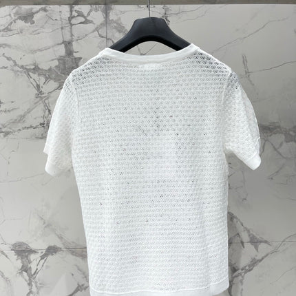 DIOR 26S SHORT-SLEEVE KNIT T-SHIRT 1315