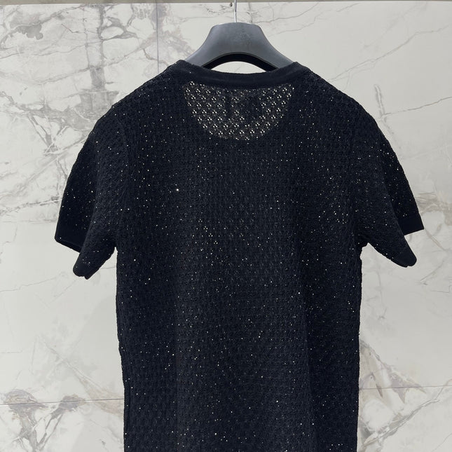 DIOR 26S SHORT-SLEEVE KNIT T-SHIRT 1314
