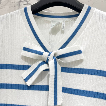 DIOR 26S SHORT-SLEEVE KNIT SWEATER 1328