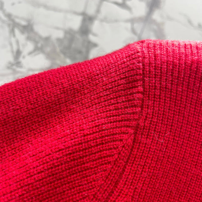 LOEWE 26S V-NECK KNITTED SWEATER 553