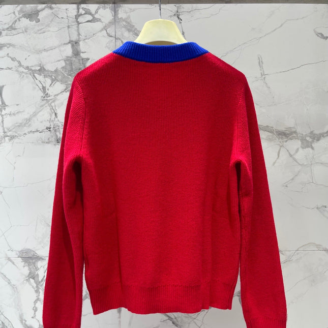 LOEWE 26S V-NECK KNITTED SWEATER 553