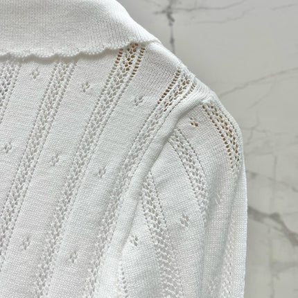 MIUMIU 26S KNIT POLO SWEATER 1472