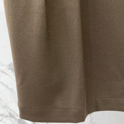 YSL 26S PLEATED BERMUDA SHORTS 455