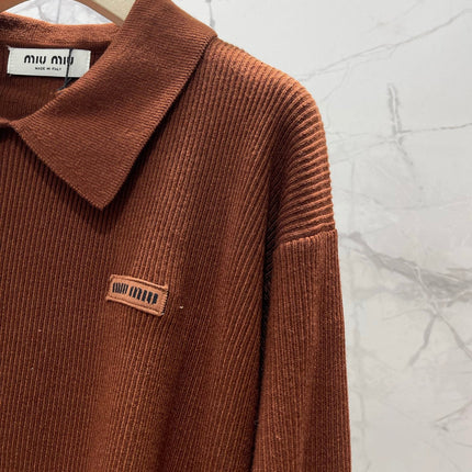 MIUMIU 26S KNIT POLO 1310