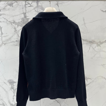 MIUMIU 26S ZIP-UP KNIT CARDIGAN 1280
