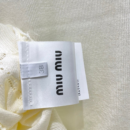 MIUMIU 26S SLEEVELESS KNIT TOP 1438