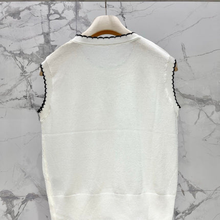 MIUMIU 26S SLEEVELESS KNIT TOP 1438