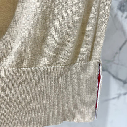 THOM 26S KNIT LONG-SLEEVE POLO 313