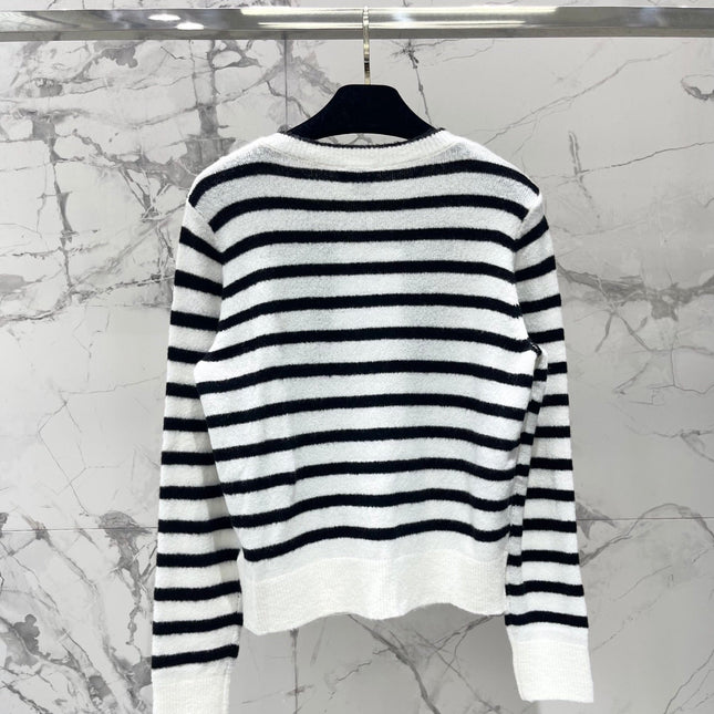 CHANEL 26S STRIPED CARDIGAN 1650