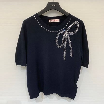 VALENTINO 26S SHORT SLEEVE KNIT TOP 227