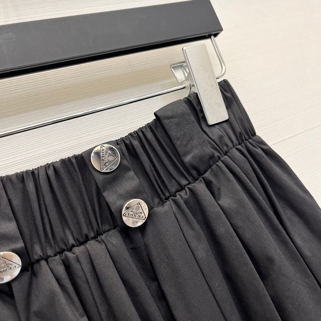 PRADA 26S PLEATED MIDI SKIRT 1032
