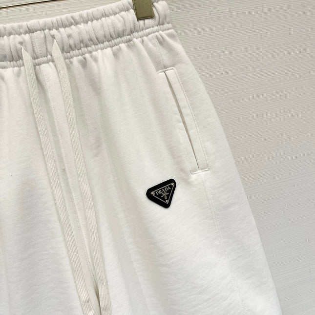 PRADA 26S LINEN COTTON TROUSERS 1020