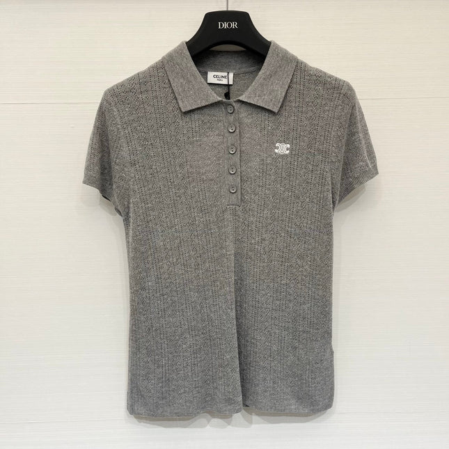 CELINE 26S KNIT POLO SHIRT 429