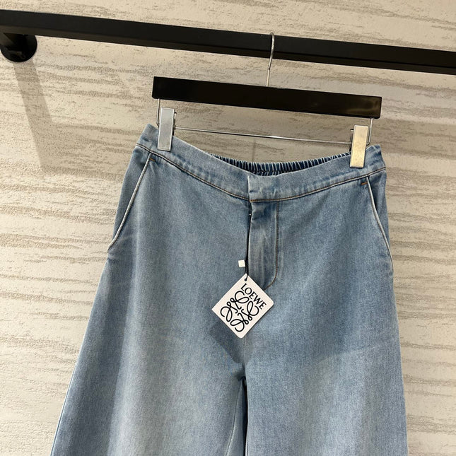 LOEWE 26S WIDE-LEG CROPPED JEANS 588