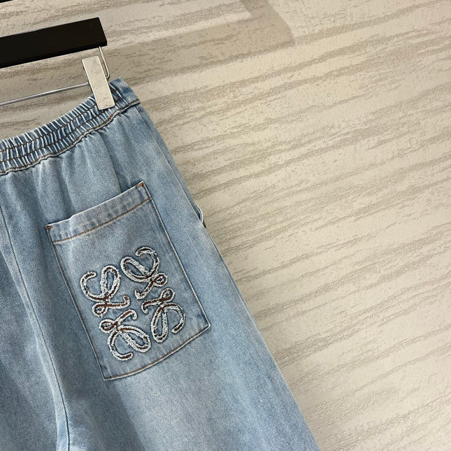 LOEWE 26S WIDE-LEG CROPPED JEANS 588