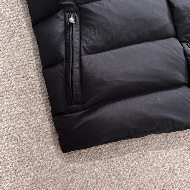 MONCLER CONTRIN DOWN VEST IN BLACK