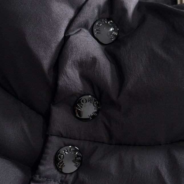 MONCLER CONTRIN DOWN VEST IN BLACK