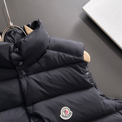 MONCLER CONTRIN DOWN VEST IN BLACK