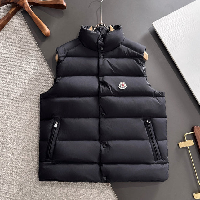 MONCLER CONTRIN DOWN VEST IN BLACK