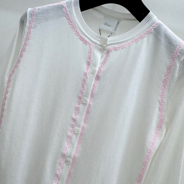 DIOR 26S LONG-SLEEVE KNIT CARDIGAN 1410