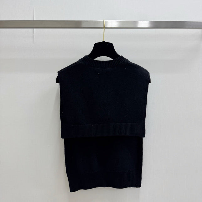 CHANEL 26S SLEEVELESS KNIT TOP 1316
