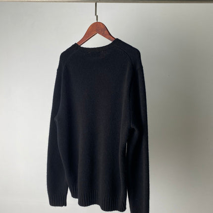 RALPH LAUREN 25S CREW NECK KNIT SWEATER WITH BEAR EMBROIDERY 203