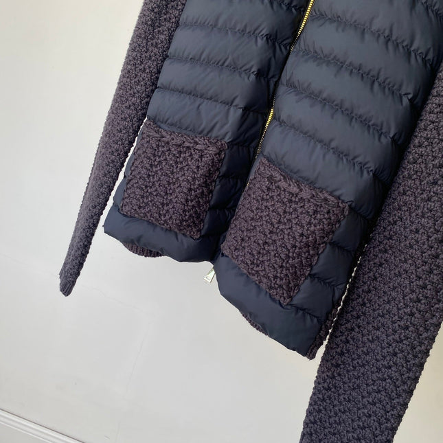 MONCLER 25S KNITTED PUFFER JACKET 422
