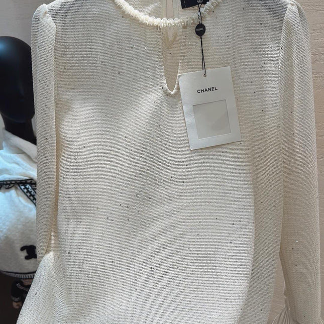CHANEL 26S LONG-SLEEVE BLOUSE 873