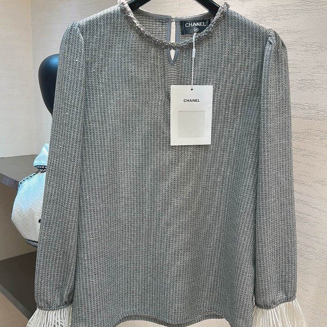 CHANEL 26S LONG-SLEEVE BLOUSE 872