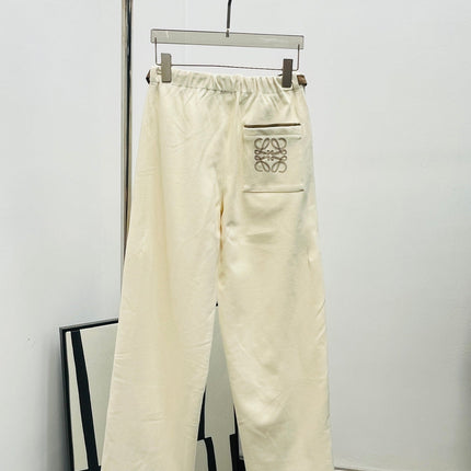 LOEWE STRAIGHT-LEG DRAWSTRING PANTS STYLE 305