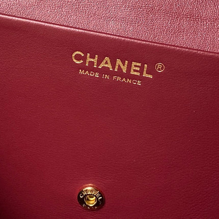 CHANEL 26S CC LOGO SHOULDER BAG 32 IN CAMEL BROWN GRAINED CALFSKIN