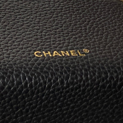 CHANEL 26S VANITY BAG 19 IN BLACK CAVIAR CALFSKIN GOLD HARDWARE