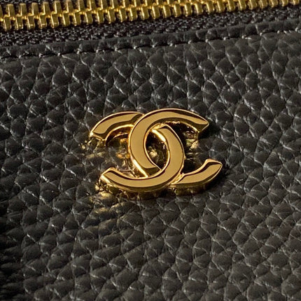 CHANEL 26S VANITY BAG 19 IN BLACK CAVIAR CALFSKIN GOLD HARDWARE